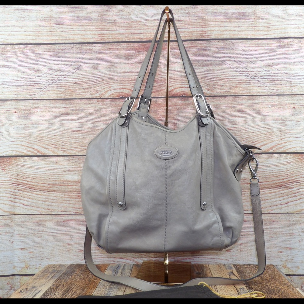 TODS Luxury Leather Sacca G-Line shopper/crossbody